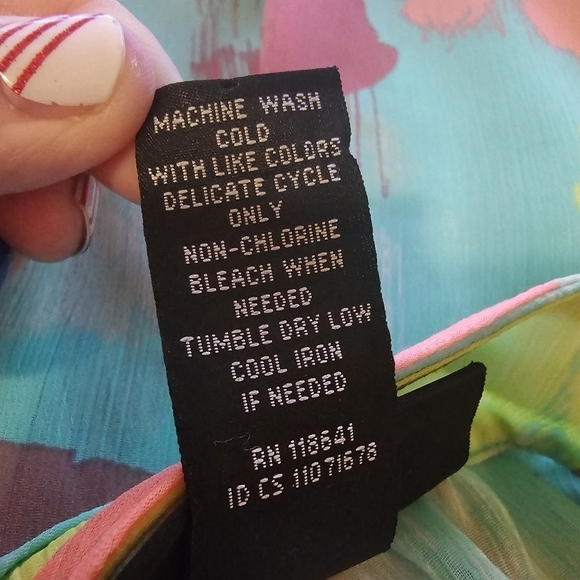 Lane Bryant Sheer Blouse Womens 22/24 Plus Size Chiffon Floral Tunic Top - Picture 11 of 11